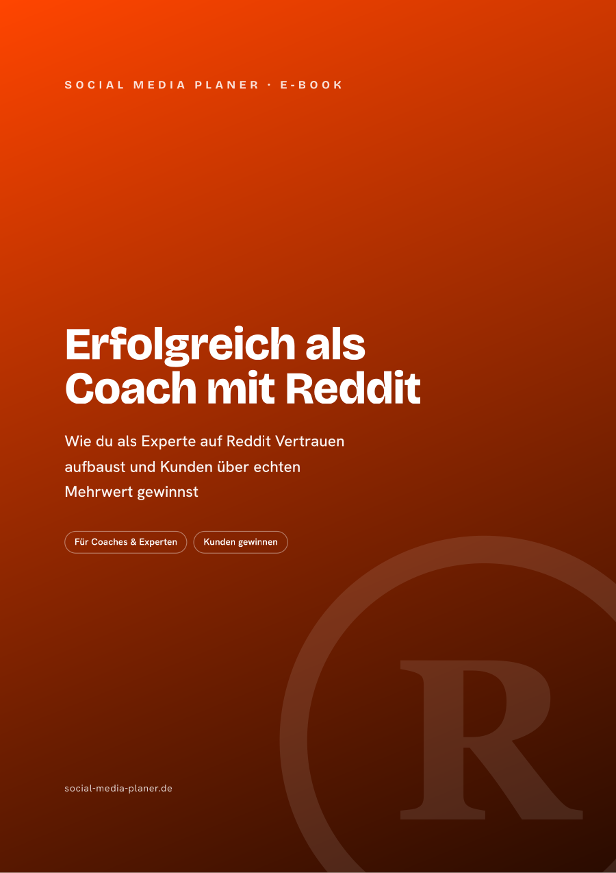 Erfolgreich als Coach mit Reddit – E-Book-Cover (Reddit)