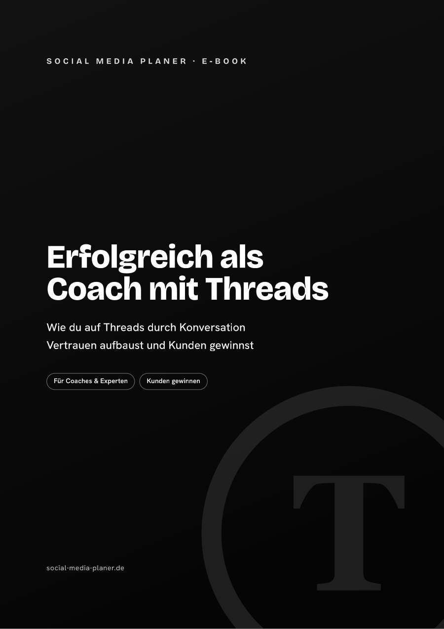 Erfolgreich als Coach mit Threads – E-Book-Cover (Threads)