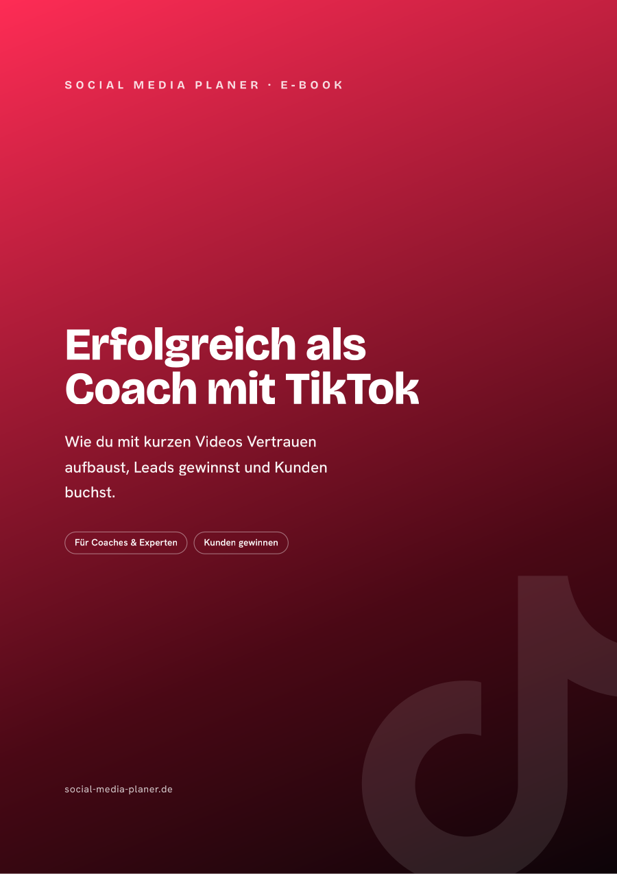 Erfolgreich als Coach mit TikTok – E-Book-Cover (TikTok)