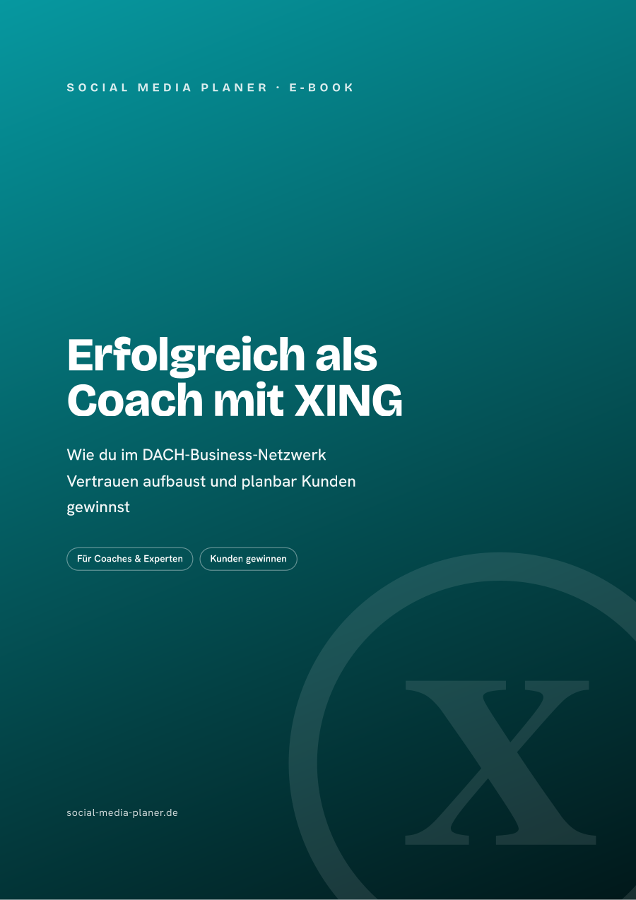 Erfolgreich als Coach mit XING – E-Book-Cover (XING)