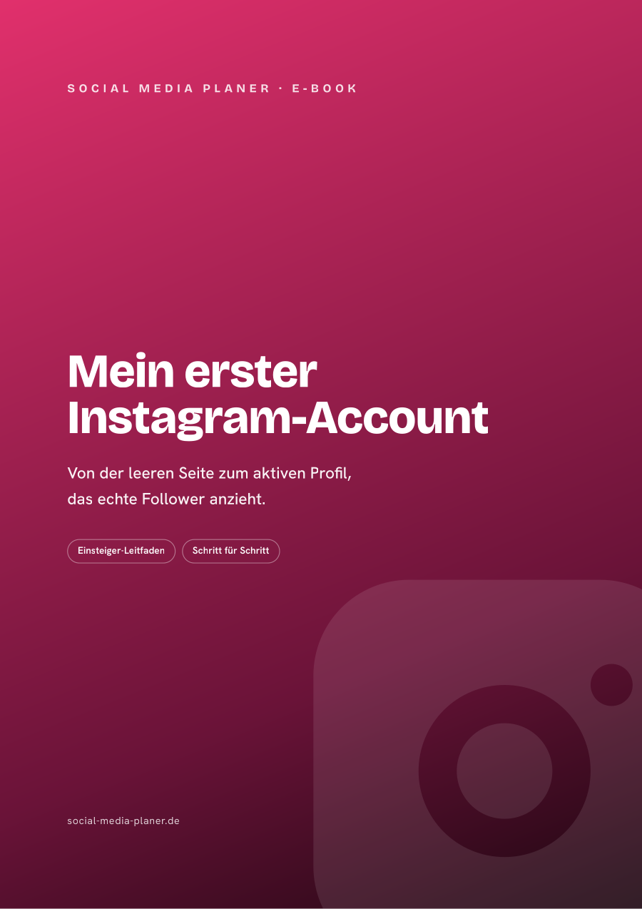 Mein erster Instagram-Account – E-Book-Cover (Instagram)