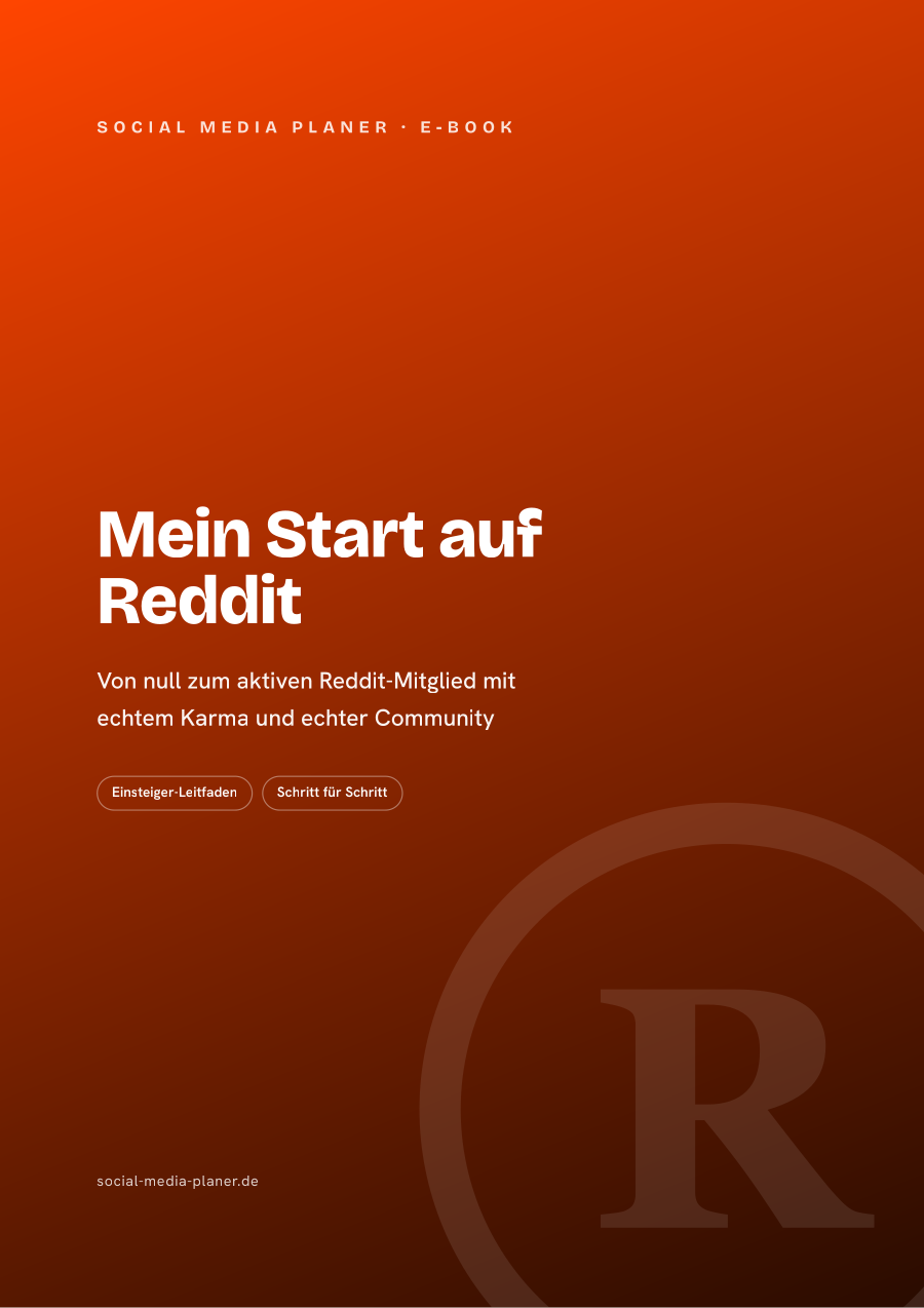 Mein Start auf Reddit – E-Book-Cover (Reddit)