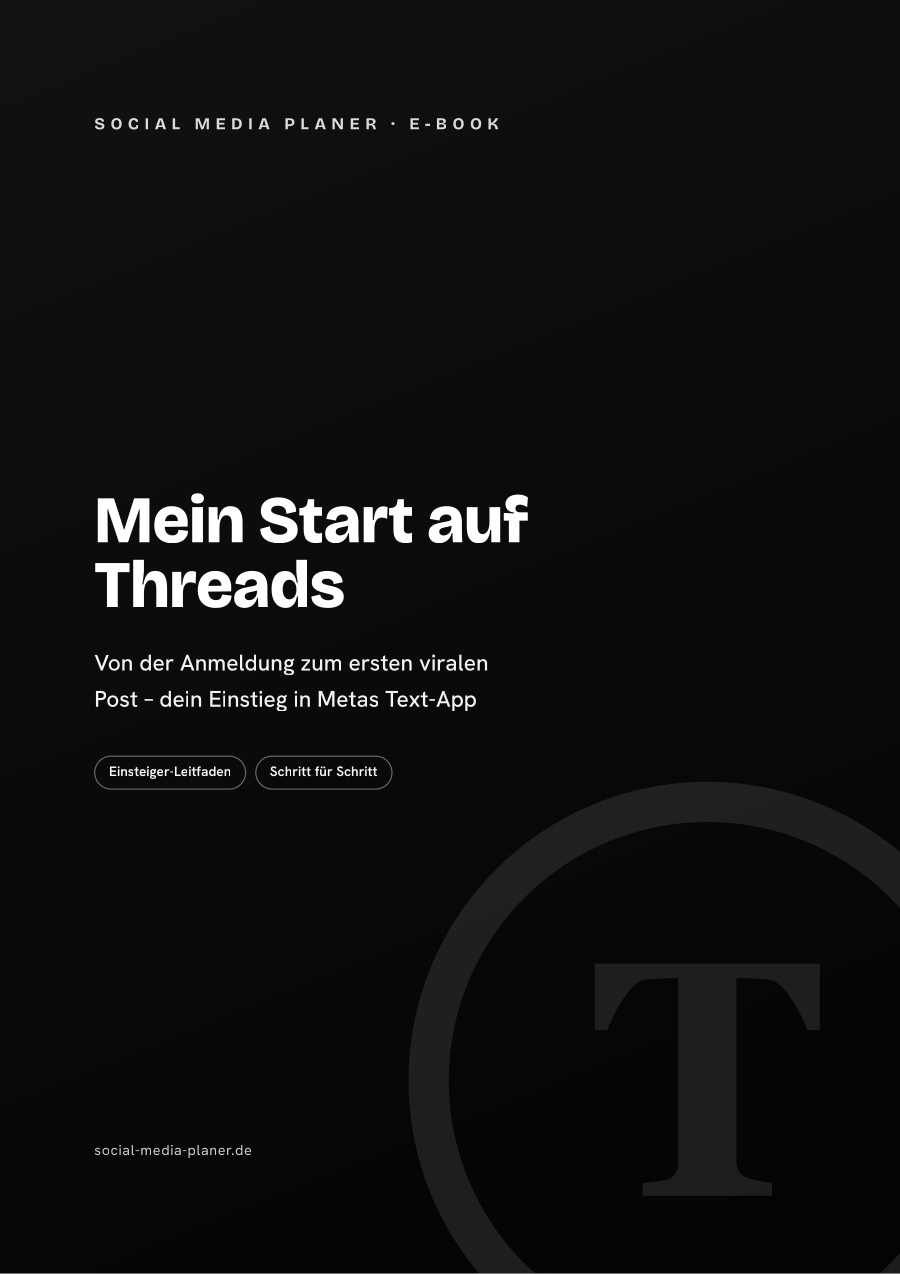 Mein Start auf Threads – E-Book-Cover (Threads)