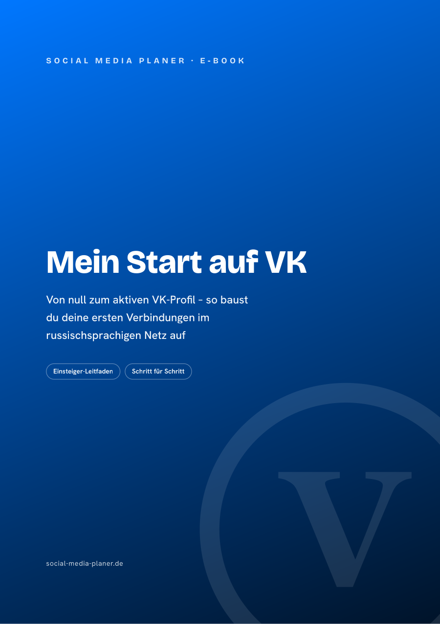 Mein Start auf VK – E-Book-Cover (VK)