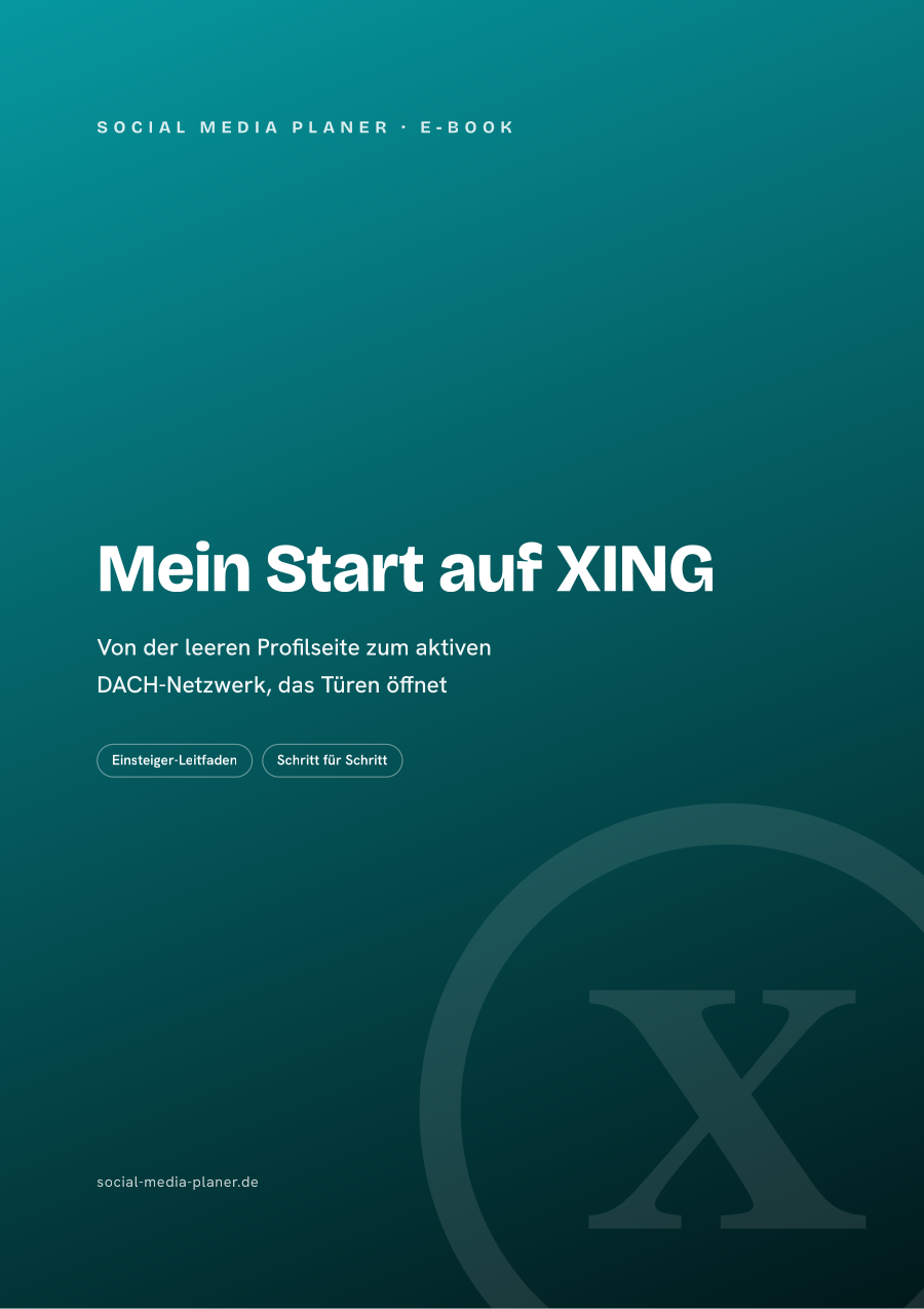 Mein Start auf XING – E-Book-Cover (XING)