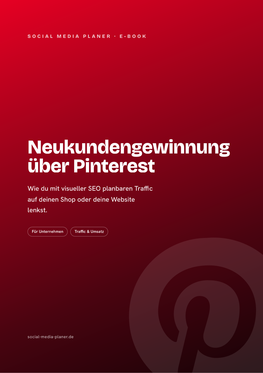 Neukundengewinnung über Pinterest – E-Book-Cover (Pinterest)