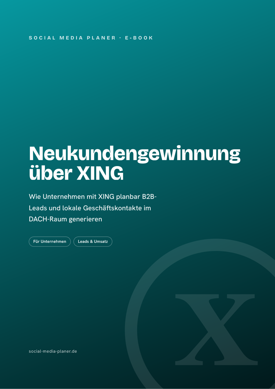 Neukundengewinnung über XING – E-Book-Cover (XING)